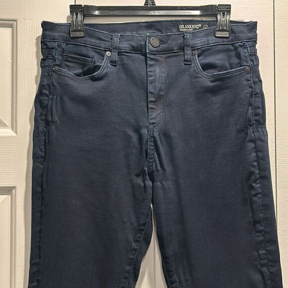 Blank NYC Dark Blue High-Rise Skinny Jeans, Size 31 - Picture 2 of 10